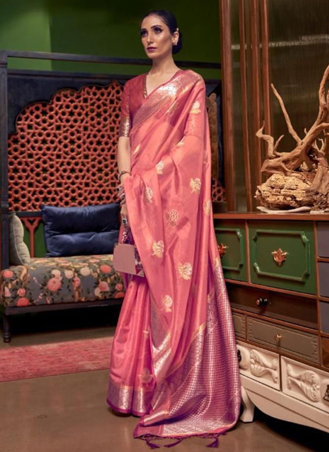 Rajtex Kalon Heavy Designer Party Wear Organza Desinger Saree Collection